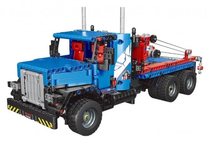 Remote Control Blue Truck Building Set