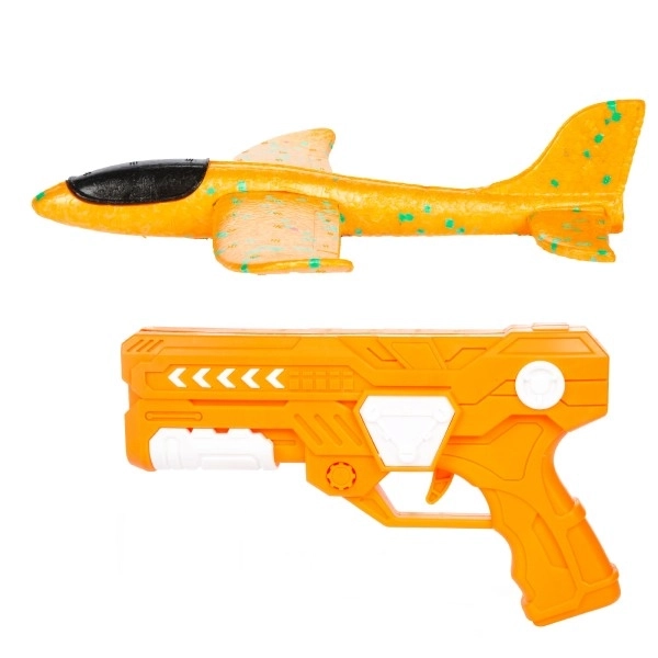 Foam Plane Launcher with Toy Gun