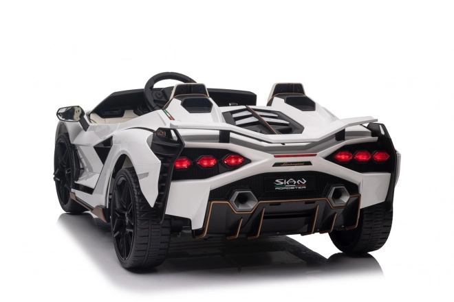 Ružové vozidlo Lamborghini Sian – Biele