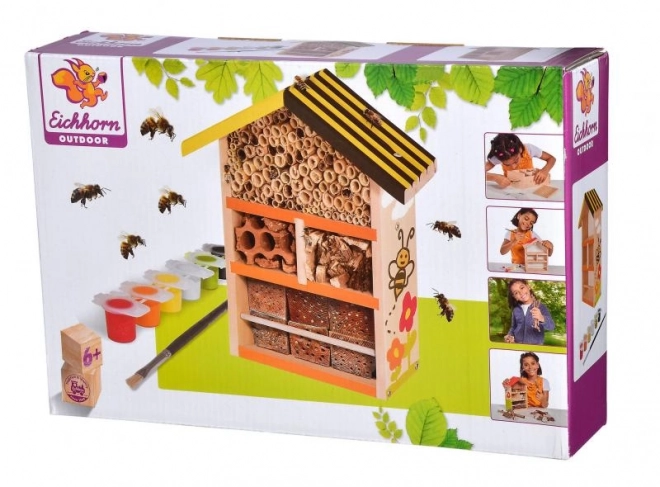 Wooden Insect House Coloring Kit