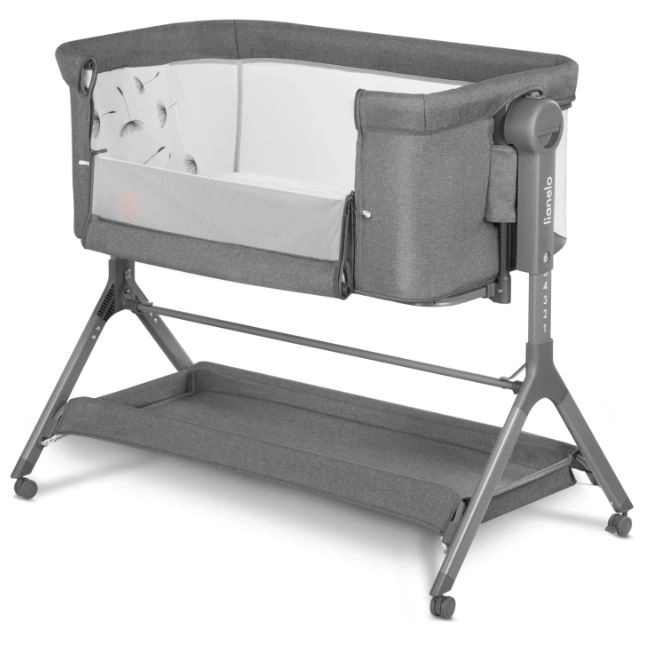 Leonie Plus Gray Crib with Rocking Function