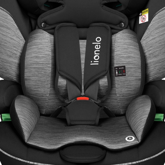 Lionelo Child Car Seat Levi One i-Size Black Grey