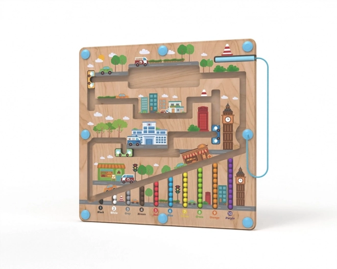 Magnetic City Play Board for Kids