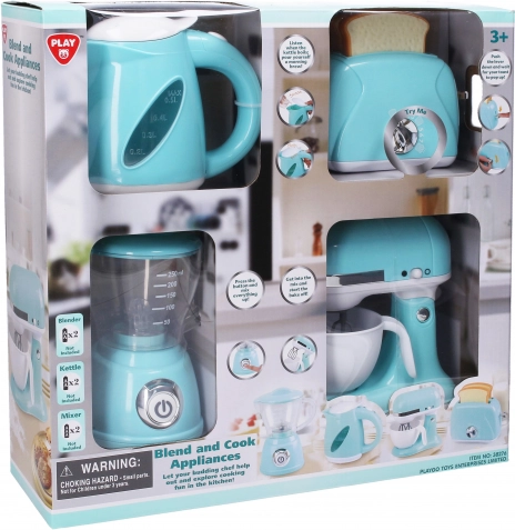 Playgo kitchen appliances set, 4 pcs