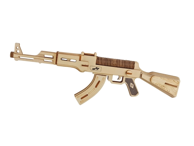 Woodcraft Wooden 3D Puzzle AK-47