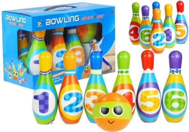 Bowling Set with Numbers for Kids