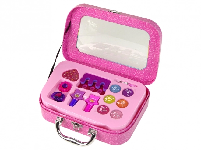 Makeup and Nail Set in Pink Case