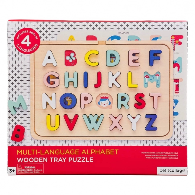 Alphabet Wooden Puzzle by Petit Collage