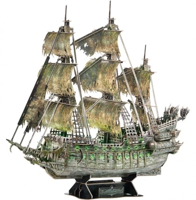 CubicFun 3D Puzzle Ship Flying Dutchman with LED Light