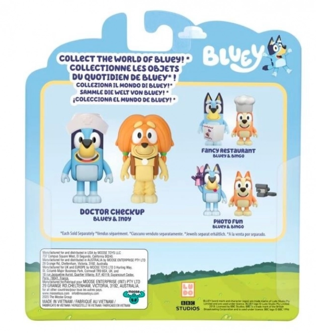 Bluey Doctor Visit Figurine Set