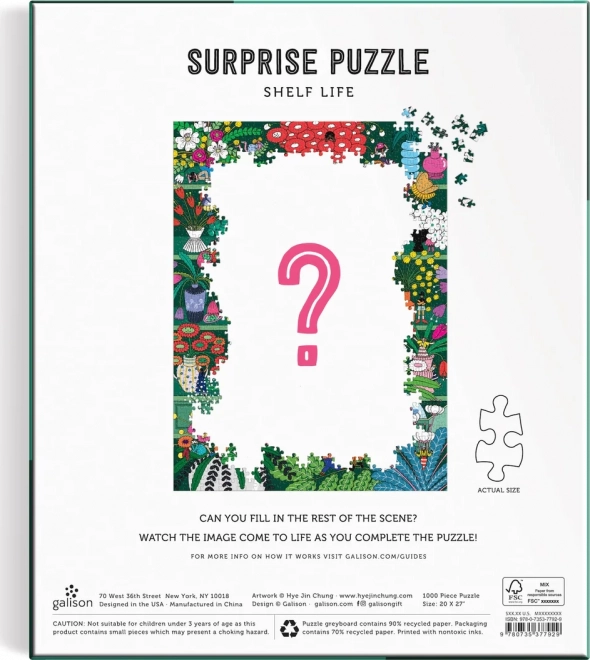 GALISON Surprise puzzle Life on the Shelf 1000 pieces