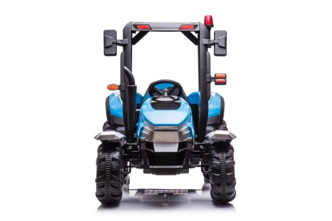 Blue Electric Ride-On Tractor