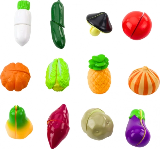 Realistisk skæring med velcrosamlinger