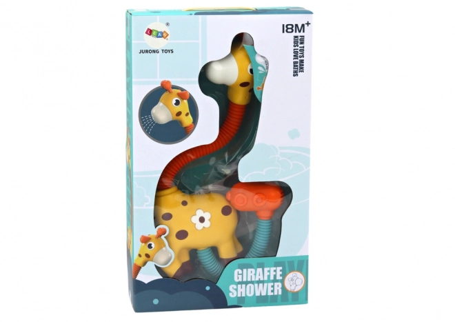 Yellow Giraffe Bath Sprinkler Toy