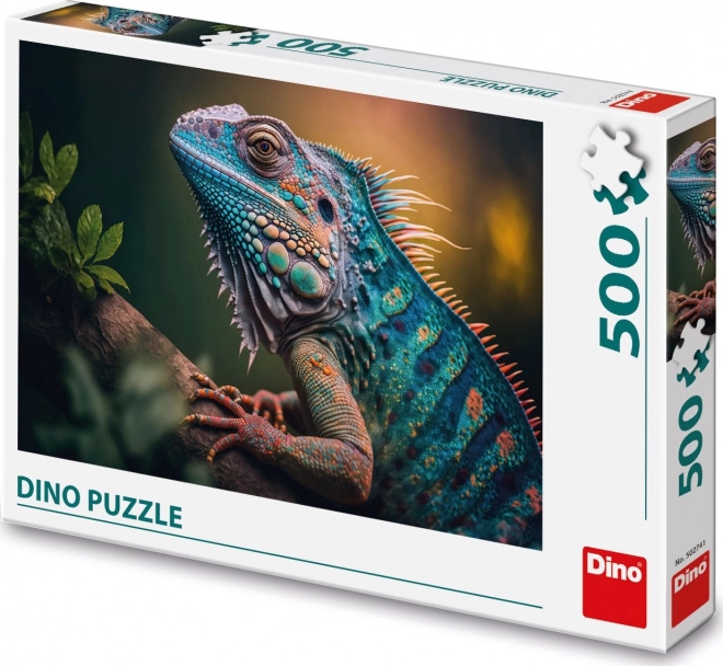 Dino Iguana 500 Piece Puzzle