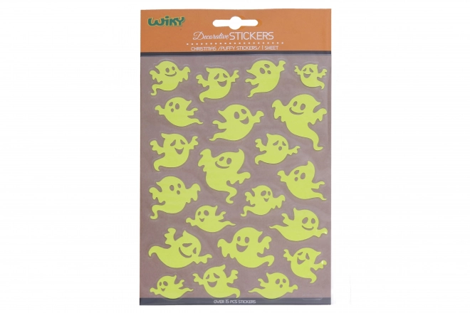 Glow in the Dark Stickers - Halloween Ghost Design