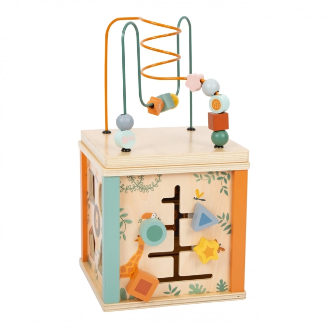 Small Foot Safari Activity Cube