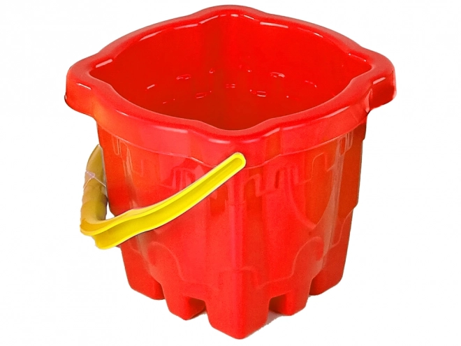 Sandcastle Shaped Bucket Red