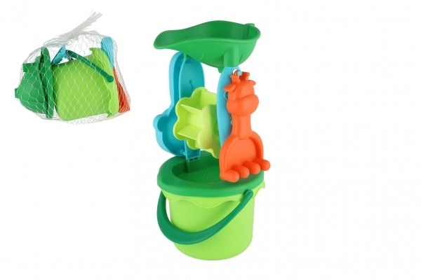 Kids Beach Sand Play Set with Bucket and Accessories