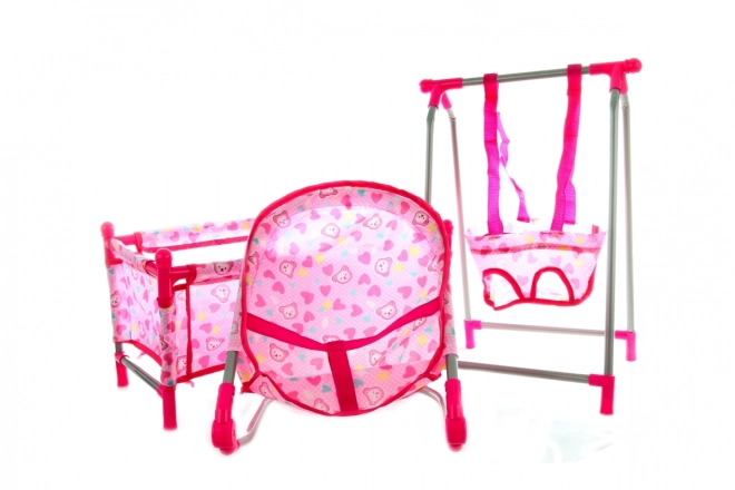 Doll Playset 4-in-1