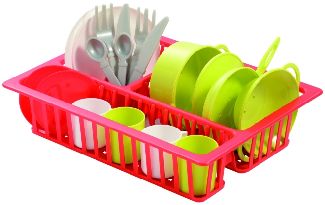 Dish Drainer with Kitchenware Set