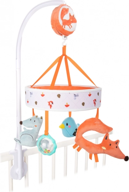 plush crib mobile with melodies FOX – CANPOL babies
