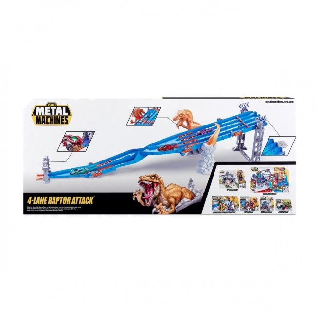 Zuru Metal Machines racing track Raptor attack