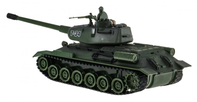 Remote Controlled Battle Tanks T-34 and Tiger for Kids 3+