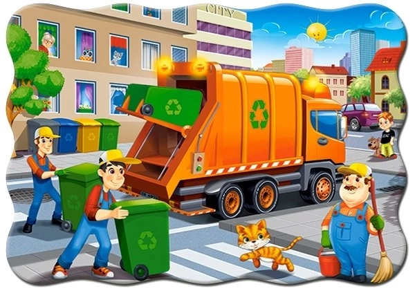 Garbage Truck Kids Puzzle