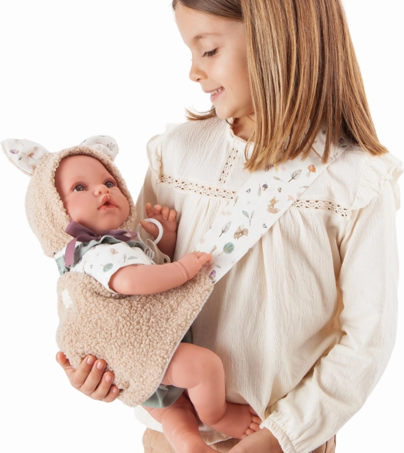 Poupée bébé réaliste avec corps souple - 42 cm