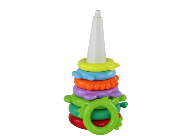 Unicorn Stackable Ring Pyramid Toy