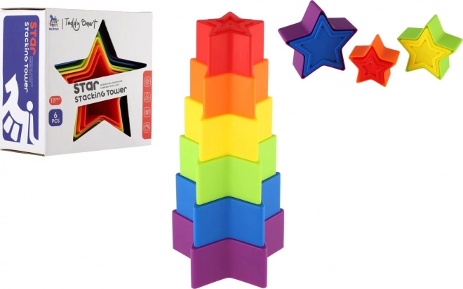 Colorful Stacking Star Tower