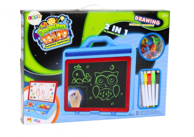 Magic Drawing Board 2-in-1 with Light and Magnetic Features