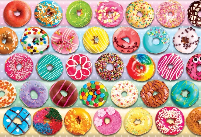 Eurographics Jigsaw Puzzle in Lunch Box - Donuts 100 Pieces