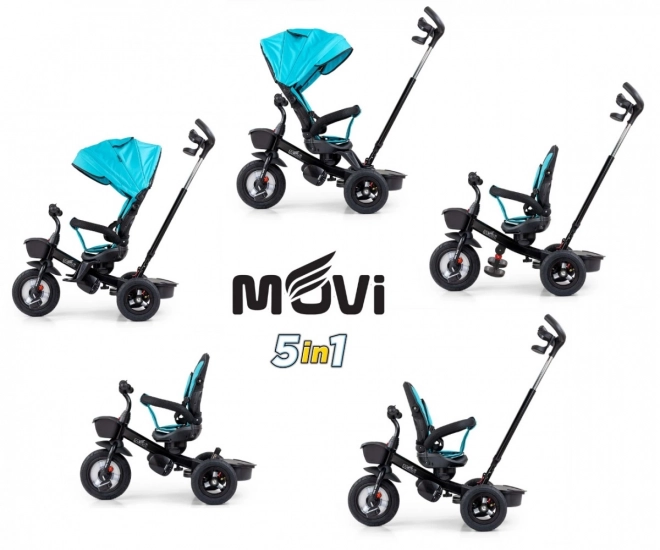 Movi 360° Tricycle Black-Mint