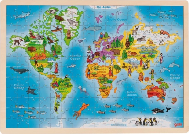 Wooden Puzzle Our World 192 Pieces