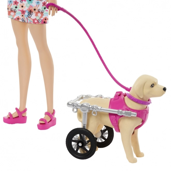 Barbie and Dog with Wheelchair