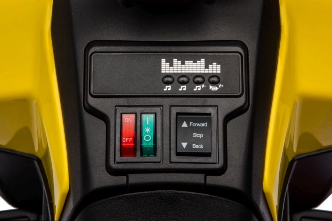 Quad elettrico per bambini giallo