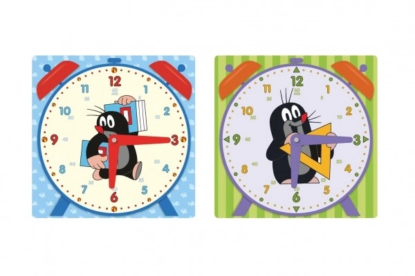 Educational Paper Clock With Krtek Design