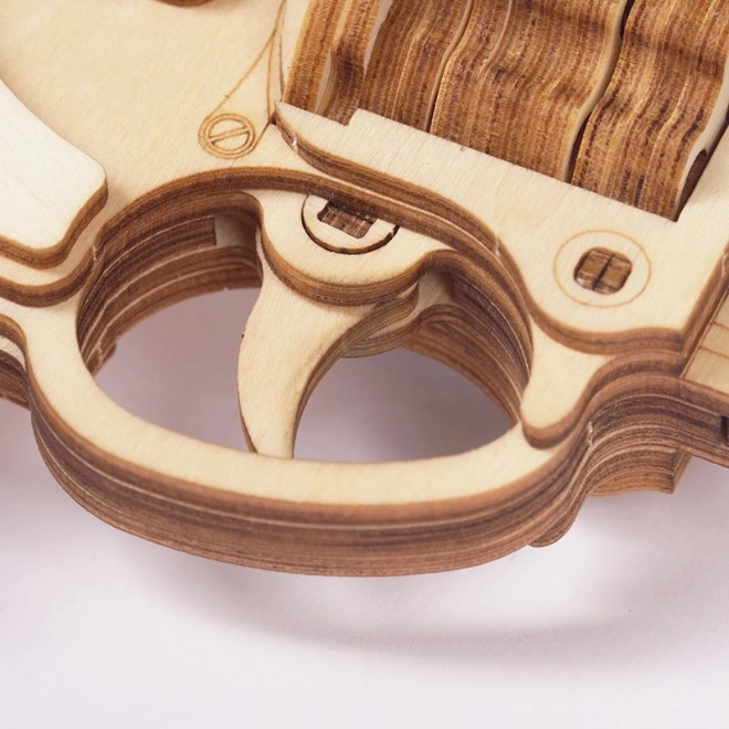 Rokr 3D Wooden Puzzle Corsac Revolver M60