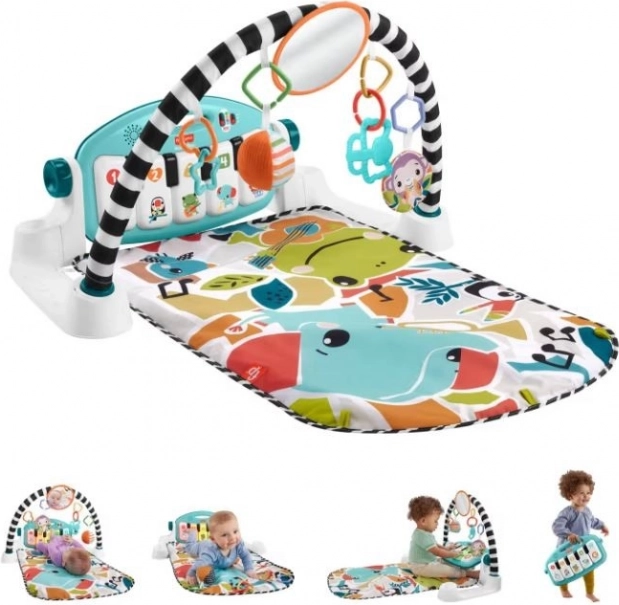 Tappetino gioco educativo con pianola FISHER-PRICE Animaletti musicali