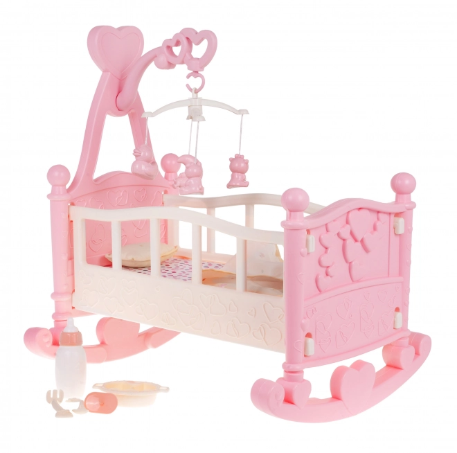 Cradle Toy Set with Accessories for Dolls