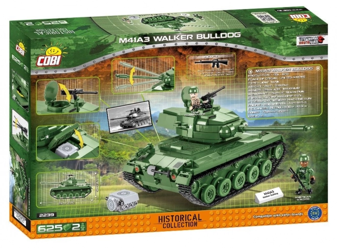 Cobi M41A3 Walker Bulldog Building Blocks Set