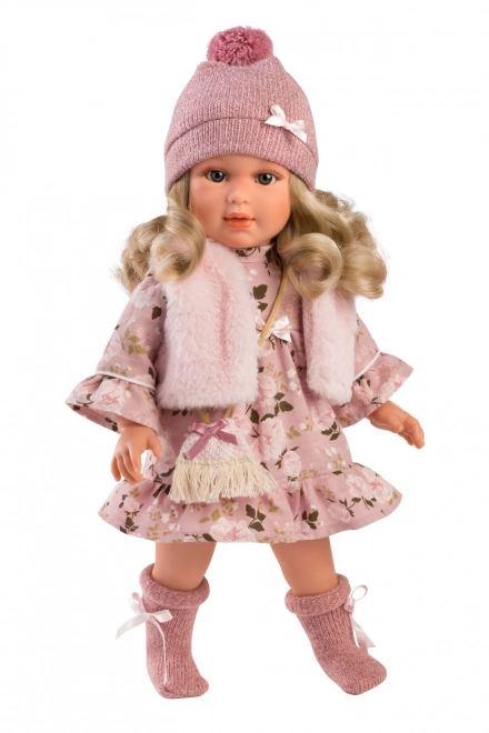 Realistic Doll with Soft Fabric Body - 40 cm