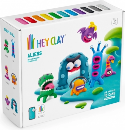 15 barev lehké samoschnoucí modelíny