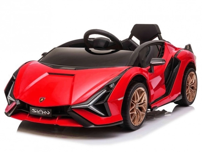 Battery Operated Car Lamborghini Sian Red