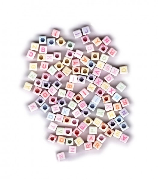 Alphabet Plastic Beads Set