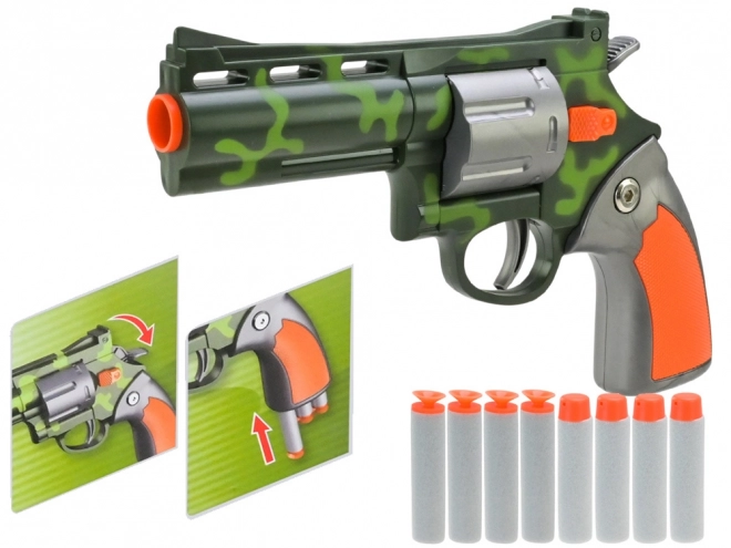 Revolver Toy Gun Set with Foam Darts