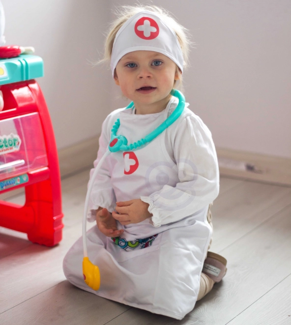 Nurse Costume with Cap for Kids