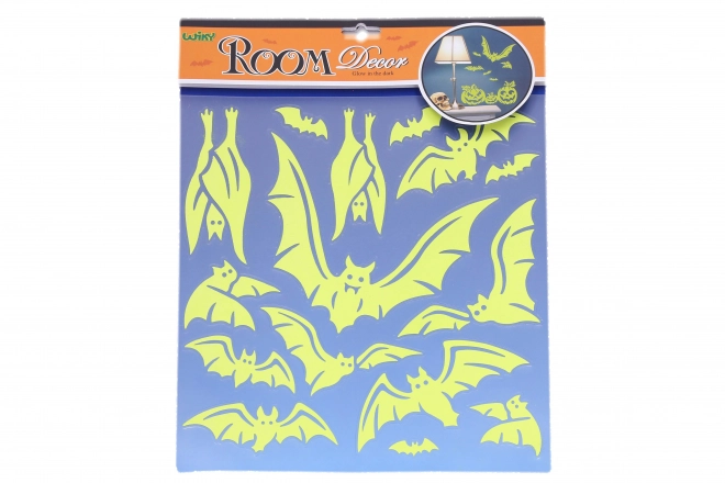 Glow in the Dark Wall Stickers Bats Halloween